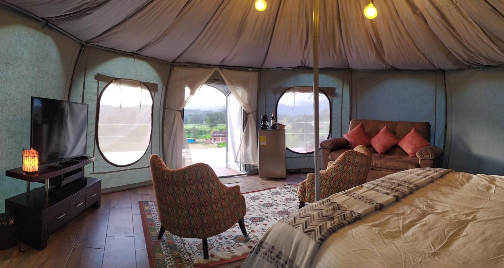 Cabanas & Glamping De Ruana Por Boyaca Paipa Buitenkant foto
